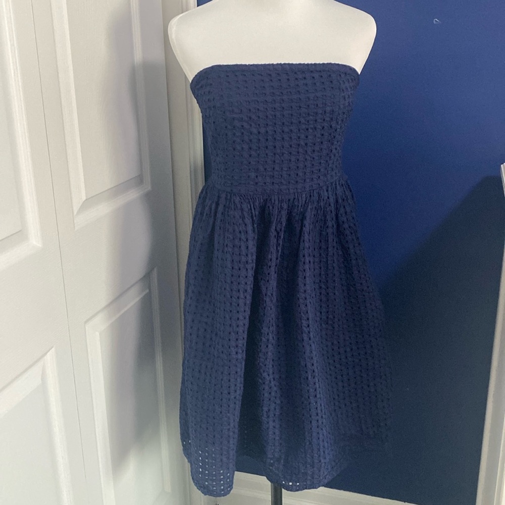 Old Navy Strapless Mini Dress Navy